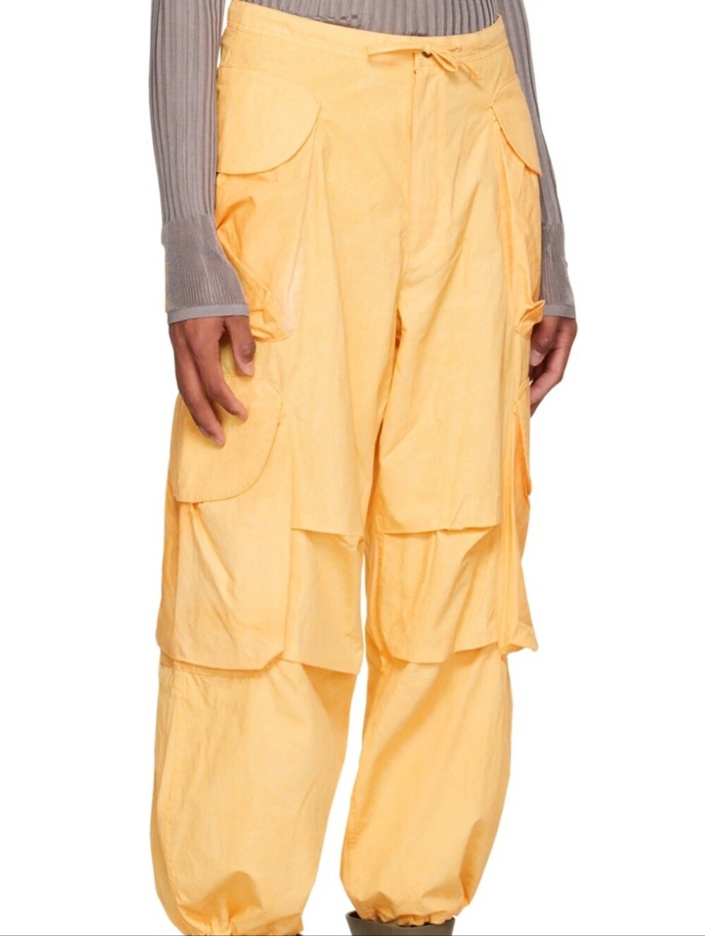 Entire Studios Yellow Gocar Cargo Pants